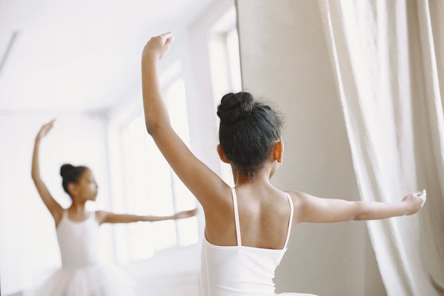 A barre studio in session